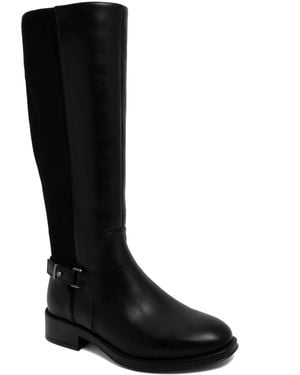 Sugar Pepa Tall Riding Boots - Black
