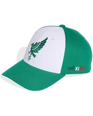 adidas And White/green Mexico National Team Eagle Baseball Adjustable Hat