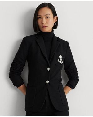 Ralph Lauren Bullion Jacquard Blazer - Black