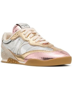 Kate Spade Ks Drift Lace-up Sneakers - Natural