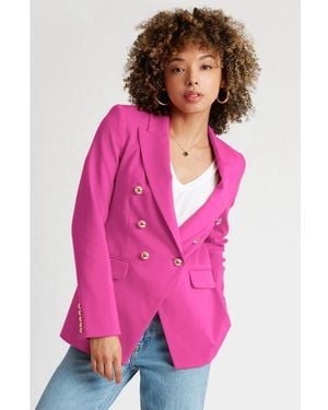 Caldwell Collection Pauline Double Breasted Blazer - Black
