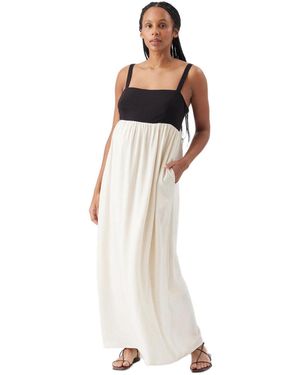 Ripe Maternity Olivia Beautiful Blend Maternity Dress - White