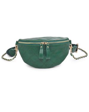 Urban Expressions Lachlan Quilted Beltbag Bag - Green