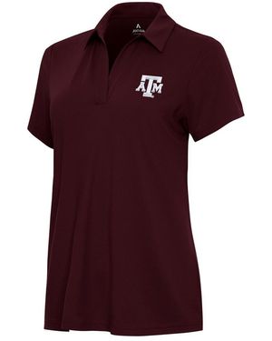 Antigua Texas A&m aggies Era Polo Shirt - Red