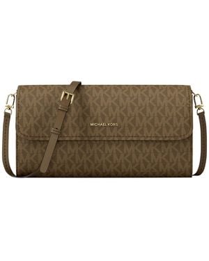 Michael Kors Michael Jet Set East West Phone Extra-large Crossbody Handbag - Natural