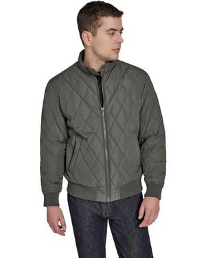Dockers Quilted Bomber Jacket - Gray