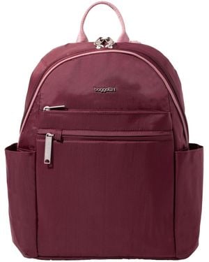 Baggallini Anti-theft Vacation Backpack - Red