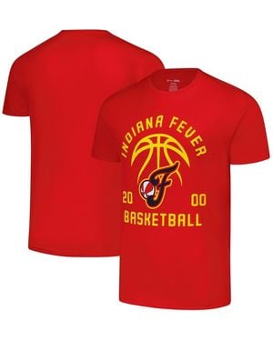 Stitches And Indiana Fever Basketball T-shirt - Red