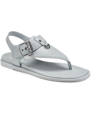 DKNY Cassiane Thong Flat Sandals - White