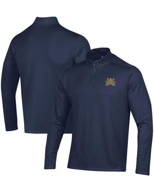 Under Armour Notre Dame Fighting Irish Ireland Motion Quarter-zip Pullover Top - Blue
