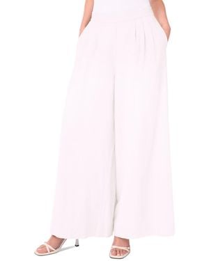 Parker The Maire Linen-blend Wide-leg Pants - Pink