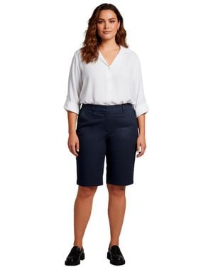 Avenue Super-stretch Pull-on Short - Blue