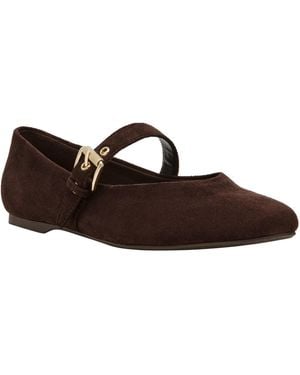 Dolce Vita Mulaney Buckle Mary Jane Flats - Brown