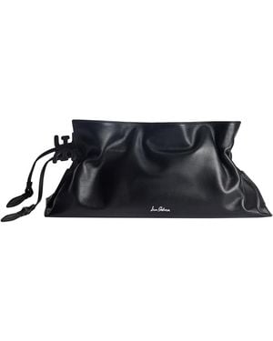 Sam Edelman Poppy Extra Large Leather Clutch Bag - Black