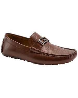 Guess Ayova Dress Driving Loafers - Brown