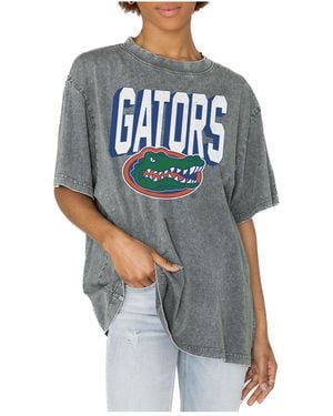Gameday Couture Florida Gators Solid Defense Oversized T-shirt - Gray