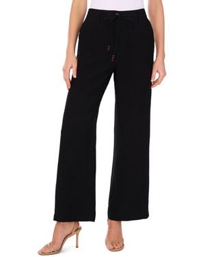 Vince Camuto Tied Straight-leg Pants - Red