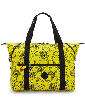 Kipling Art Medium Travel Tote Handbag - Yellow