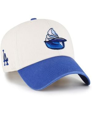 '47 Los Angeles Dodgers Single Swirl Ice Cream Helmet 2.0 Clean Up Adjustable Hat - Blue