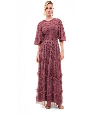 Beauut Ruffle Dress - Red