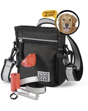 Mobile Dog Gear Day/night 6 Pc Walking Bag - Black