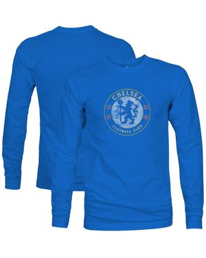 1863fc Chelsea Color Badge Long Sleeve T-shirt - Blue