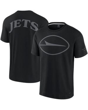 Fanatics And New York Jets Elements Iconic T-shirt - Black
