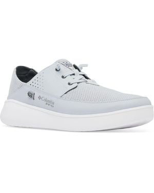 Columbia Boatside Breathe Pfg Relaxed Slip-on Boat Shoes - White