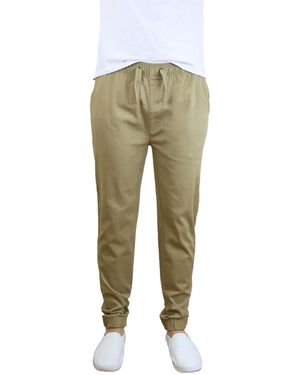 Galaxy By Harvic Basic Stretch Twill sweatpants - Natural