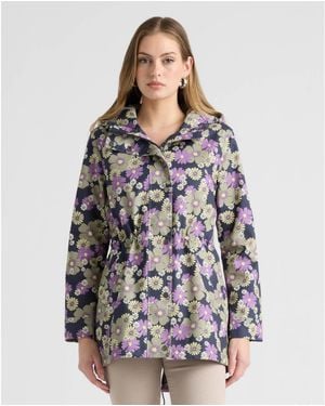 NVLT Mid Length Rain Jacket - Gray