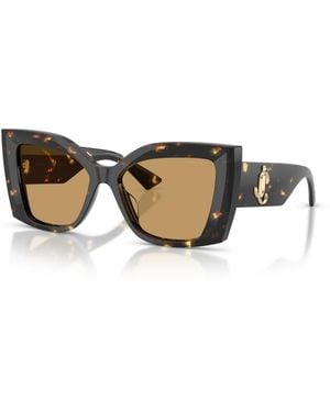 Jimmy Choo Oversized Butterfly Sunglasses Jc5074u - Brown