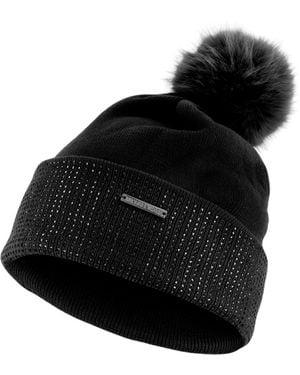 Michael Kors Michael Fine Crystal Cuff Hat - Black