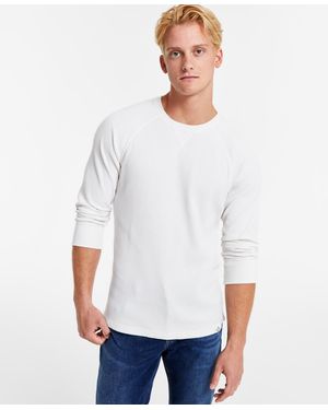 Sun & Stone Sun + Stone Long-sleeve Thermal Shirt - White