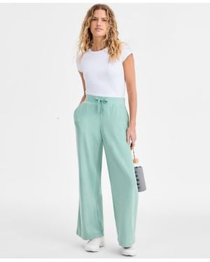 ID Ideology Butter Fleece Drawstring-waist Pants - Blue