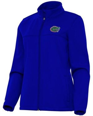 Antigua Florida Gators Links 2 Full-zip Golf Jacket - Blue