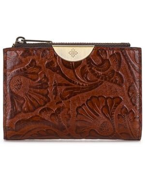 Patricia Nash Busalla Leather Wallet - Brown