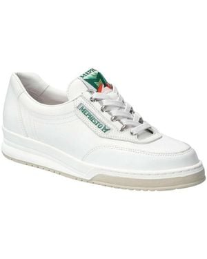 Mephisto Rush Leather Sneaker - White