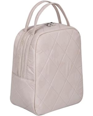 Gnuadz Lunch Tote Bag Thermal Cooler Quilted Work Outdoor Camping - Gray