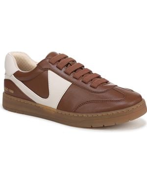Franco Sarto Ponti Lace Up Low Top Sneakers - Brown