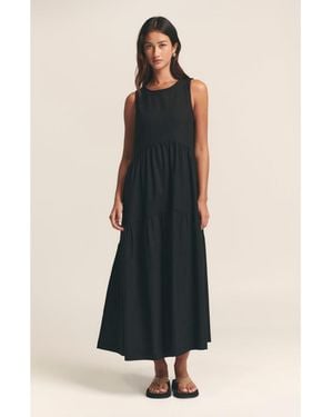 ST MRLO St Marlo Remi Tiered Dress - Blue