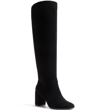 ALDO Seline Knee-high Almond-toe Boots - Black