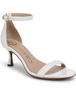 Sam & Libby Jasmina Ankle Strap Dress Sandals - White