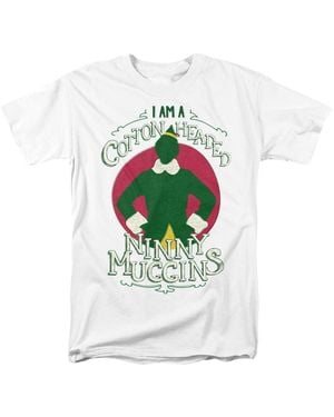Elf Cotton Headed T Shirt - White
