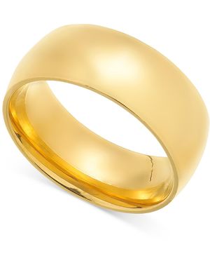 Lola Ade 18k -plated Stainless Steel Cigar Band Yuri Ring - Metallic