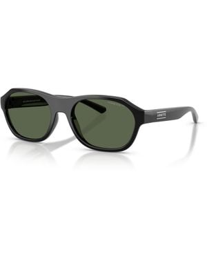 Arnette Polarized Rectangle Sunglasses An4380 - Green