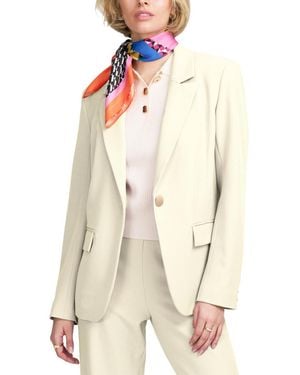 Elle Collection One-button Jacket - White