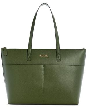 Guess Azulena Extra-large Tote Bag - Green