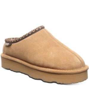 BEARPAW Martis Slip-on Slippers - Natural