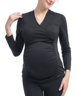 Kimi + Kai Kimi + Kai Maternity Essential Nursing Active Top - Black