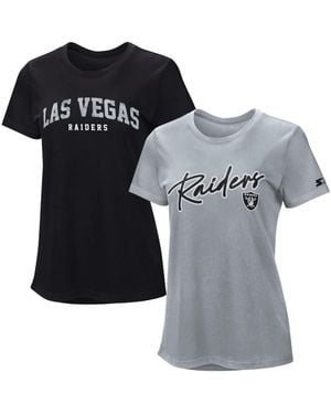 Starter Las Vegas Raiders 2-piece T-shirt Set - Black